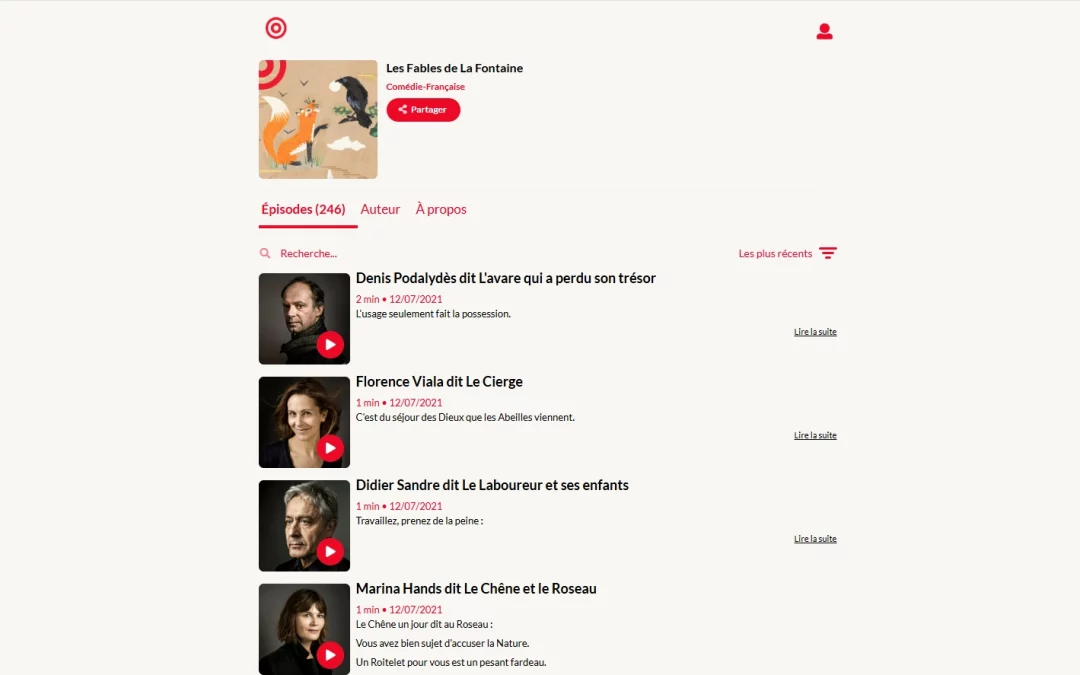 Les fables de La Fontaine